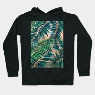 Palm Leaves Illustration 1 Hoodie